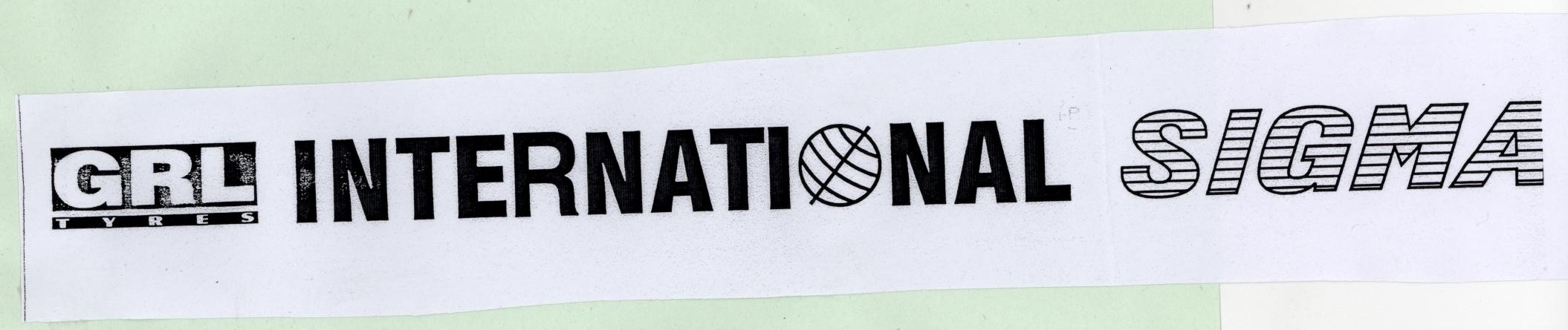 Grl International Sigma ( Label ) Device mark 1792662 Trademark