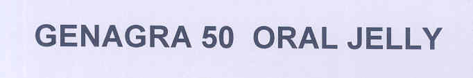 Genagra 50 Oral Jelly (label) Device mark 1760793 Trademark
