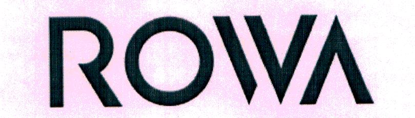 Rowa (label) Device mark 1797667 Trademark