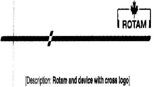 Rotam Device mark 1808391 Trademark