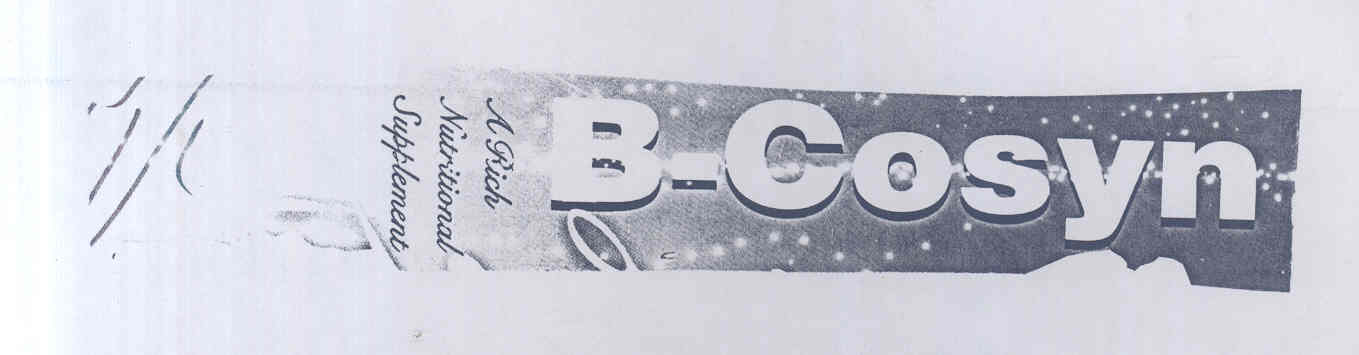 B-cosyn (label) Device mark 1692092 Trademark