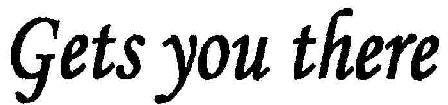 Gets You There Device mark 1805537 Trademark