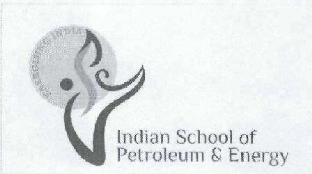 Indian School Of Petroleum & Energy Device mark 1805544 Trademark