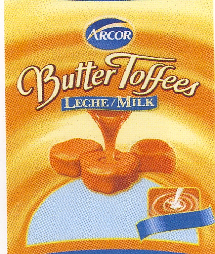 Arcor Butter Toffees Device mark 1807714 Trademark