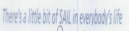 There's Alittle Bit Of Sail In Evervbodv's Life Device mark 1853072 Trademark