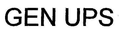 Gen Ups Device mark 1724913 Trademark