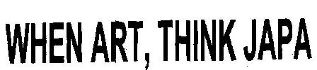 When Art, Think Japa Device mark 1853572 Trademark