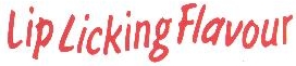 Lip Licking Flavour Device mark 1875277 Trademark