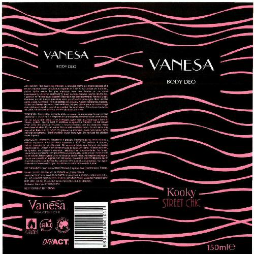 Vanesa Body Deo Device mark 1915798 Trademark