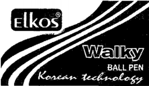 Elkos (walky Ball Pen) Device mark 1954568 Trademark