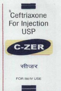 Certriaxone For Injection Usp C-zer Device mark 1908952 Trademark