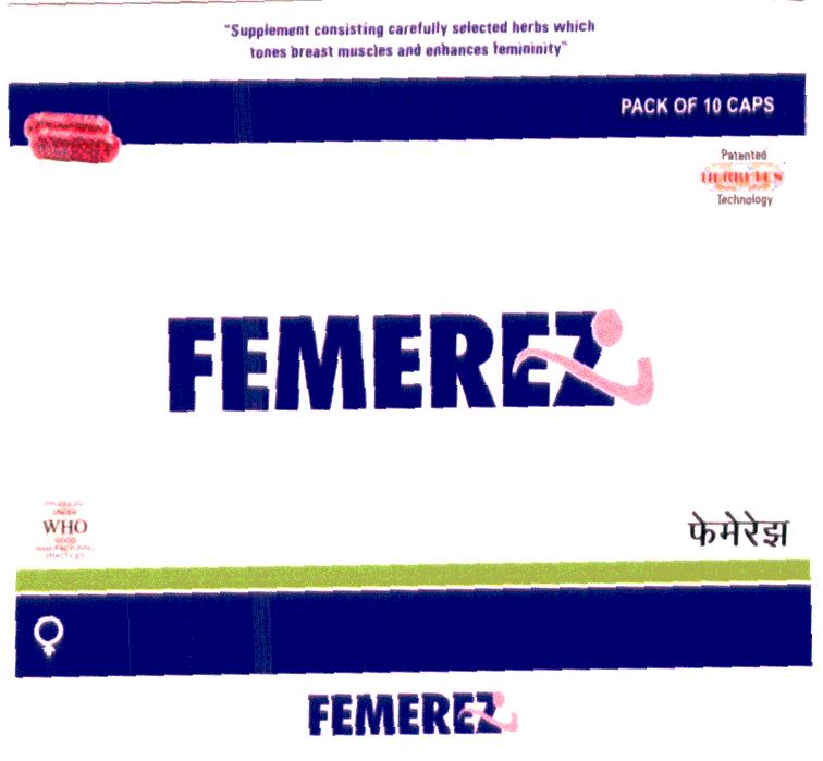 Femerez Device mark 1925672 Trademark