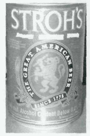 Stroh's The Great American Beer Device mark 1969700 Trademark