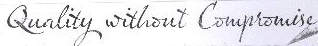 Quality Without Compromise Device mark 1960205 Trademark