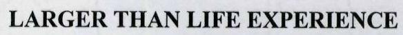 Larger Than Life Experience Device mark 1953183 Trademark