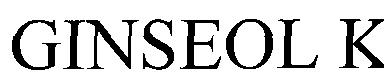 Ginseol K Device mark 1949032 Trademark