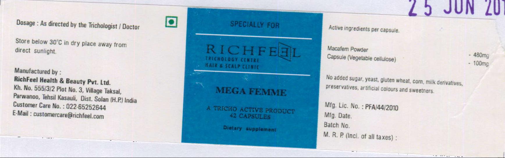 Richfeel Device mark 1984834 Trademark