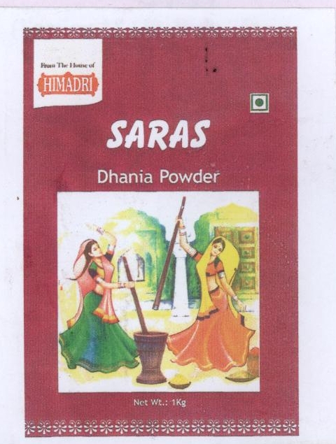 Saras Dhania Powder Device mark 1970570 Trademark