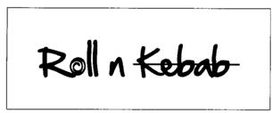 Roll N Kebab Device mark 1955208 Trademark