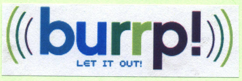 Burrp ! Let It Out ! (device) Device mark 1802000 Trademark