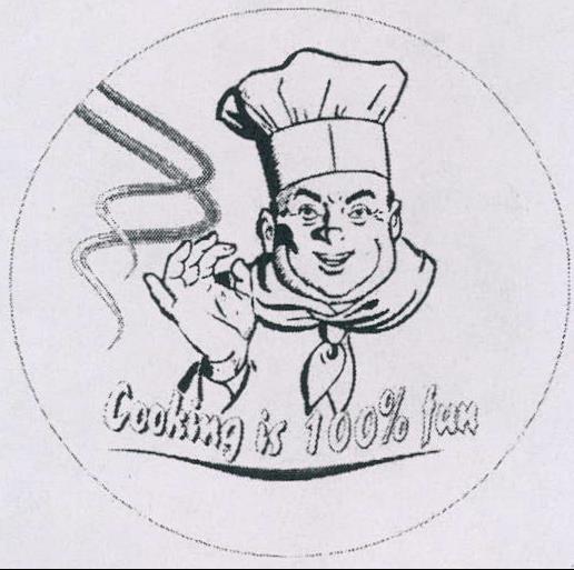 Cooking Is 100% (label) Device mark 2000913 Trademark
