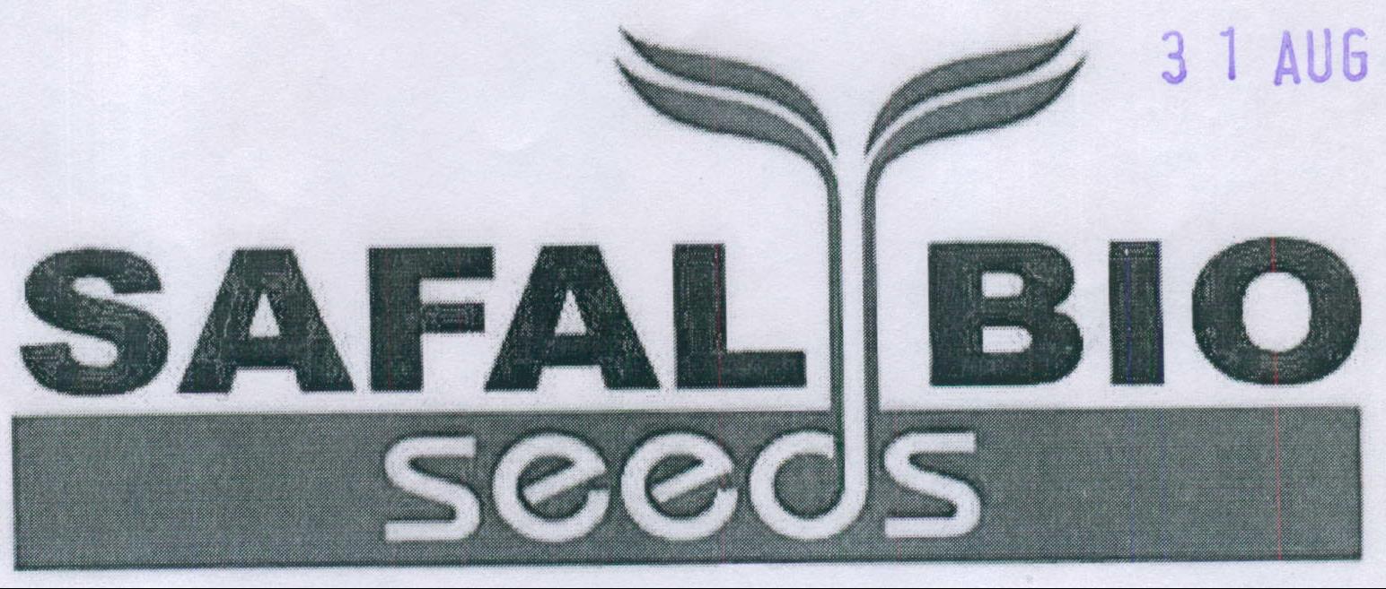 Safal Bio Seeds Device mark 2016339 Trademark
