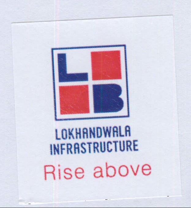 Lokhandwala Infrastructure Rise Above With Lb Logo Device mark 2034463 Trademark