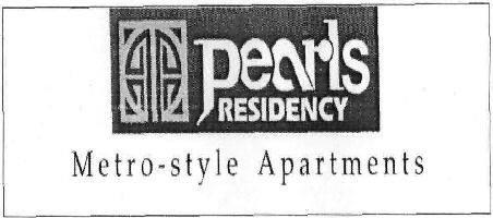 Pearls Residency Metro-style Apartments Device mark 2057953 Trademark