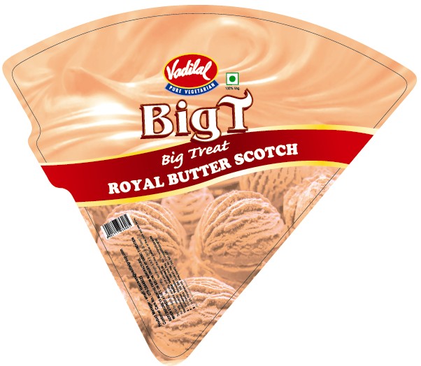 Vadilal Big T, Big Treat Label Device mark 2079375 Trademark