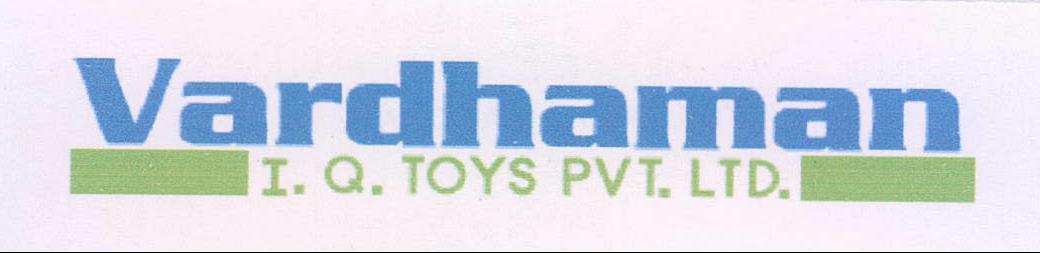 Vardhaman I. Q. Toys Pvt. Ltd. Device mark 2109699 Trademark