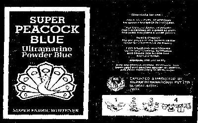 Super Pecock Blue Device mark 2093072 Trademark