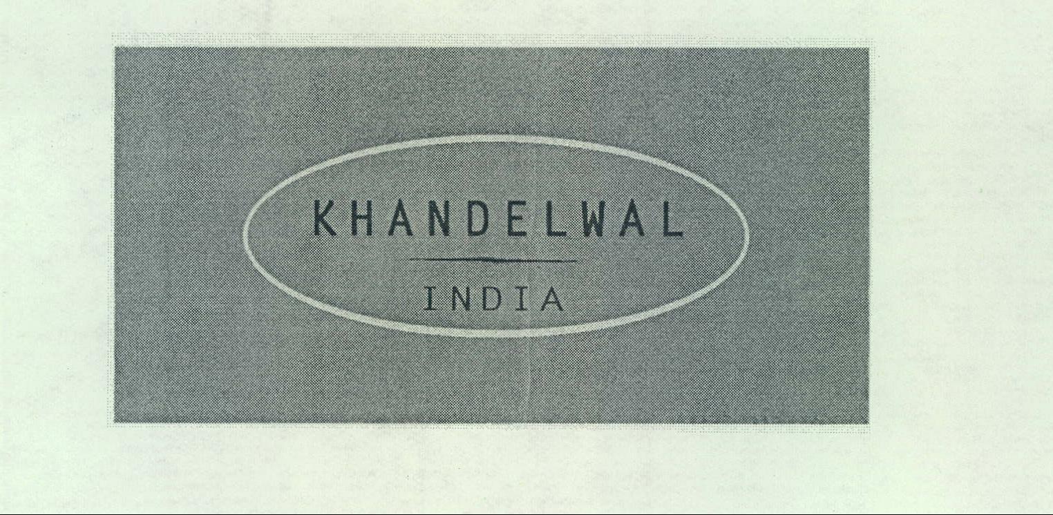 Khandelwal India Device mark 2073178 Trademark