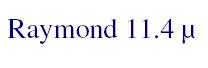 Raymond 11.4 Μ Device mark 2108607 Trademark