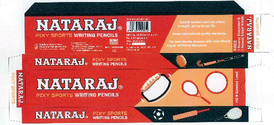 Nataraj Pixy Sports Writing Pencils Device mark 2156587 Trademark