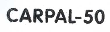 Carpal-50 Device mark 1887629 Trademark