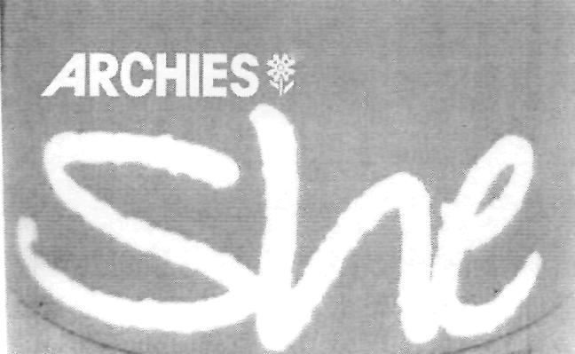 Archies She (label) Device mark 2180125 Trademark