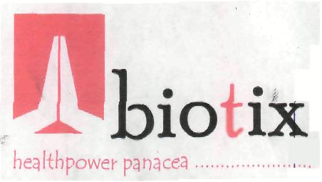 Biotix Healthpower Panacea (logo) Device mark 2180956 Trademark