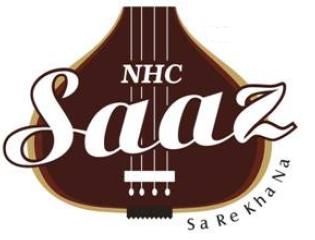 Nhc Saaz Sa Re Kha Na (label) Device mark 2150245 Trademark
