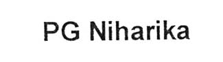 Pg Niharika Device mark 2135495 Trademark