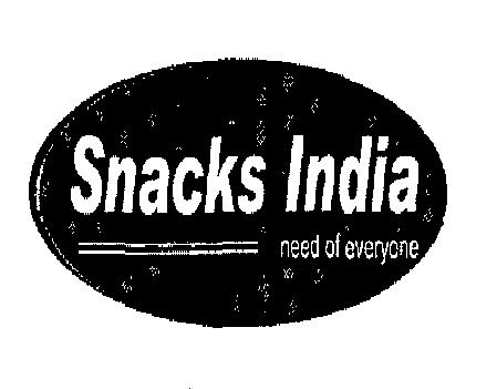 Snacks India Need Of Everyone (logo) Device mark 2195913 Trademark