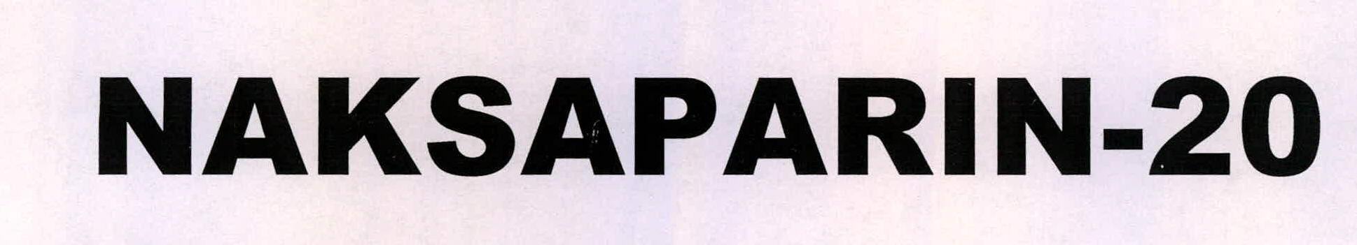 Naksaparin-20 Device mark 2195503 Trademark