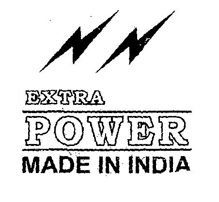 Extra Power Made In India (logo) Device mark 2171130 Trademark