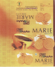 Rup Nagar Marie Biscuits (label) Device mark 2203481 Trademark