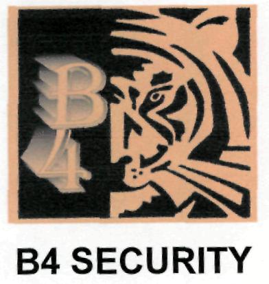 B4 Security (device) Device mark 2179247 Trademark