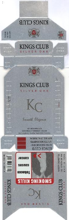 Kings Club Silver Oak Device mark 1943812 Trademark
