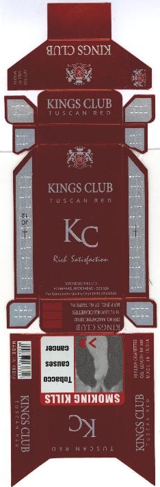 Kings Club Tuscan Red Device mark 1943813 Trademark