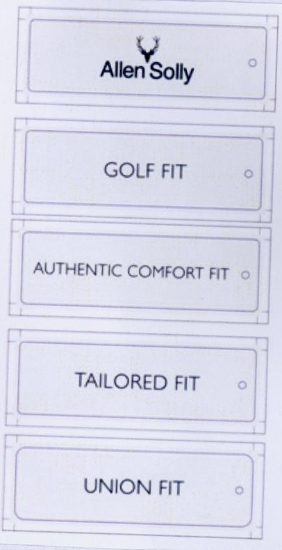 Allen Solly Golf Fit Authentic Comfort Fit Tailored Fit Union Fit Device mark 2244935 Trademark