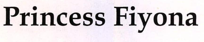 Princess Fiyona Device mark 2213546 Trademark