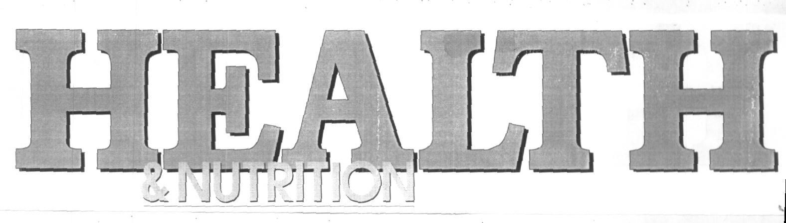 Health & Nutrition (label) Device mark 1599508 Trademark