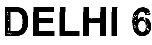 Delhi 6 (device) Device mark 2272984 Trademark